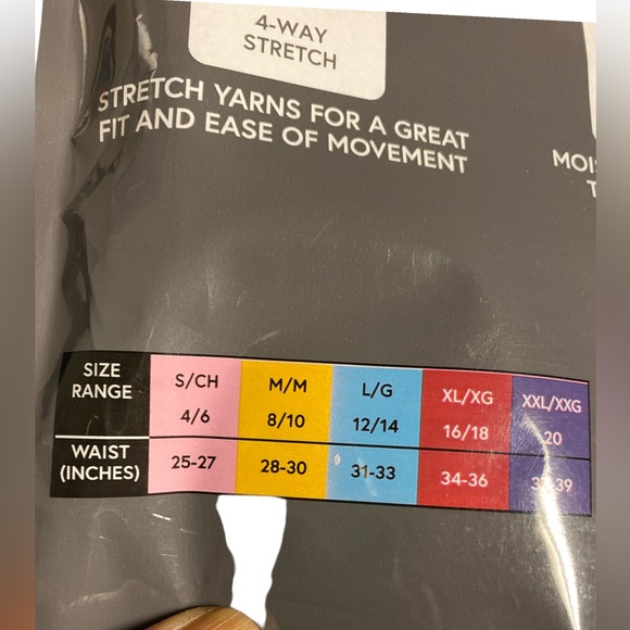 FREE COUNTRY Microtech Women's NWT Pant 2-Pack Black Size: L - Picture 3 of 4